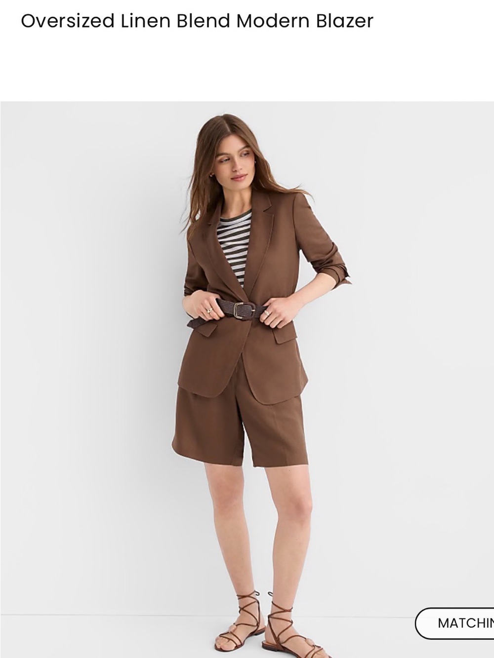 LOFT women's brown blazer jacket